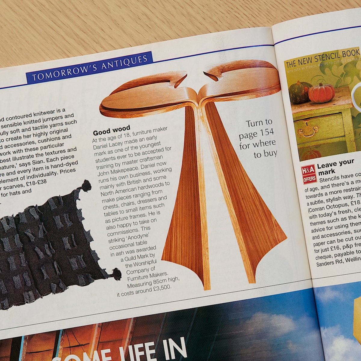 Tomorrow's Antiques - featuring Anodyne - Daniel's first piece to be awarded a Bespoke Guild Mark