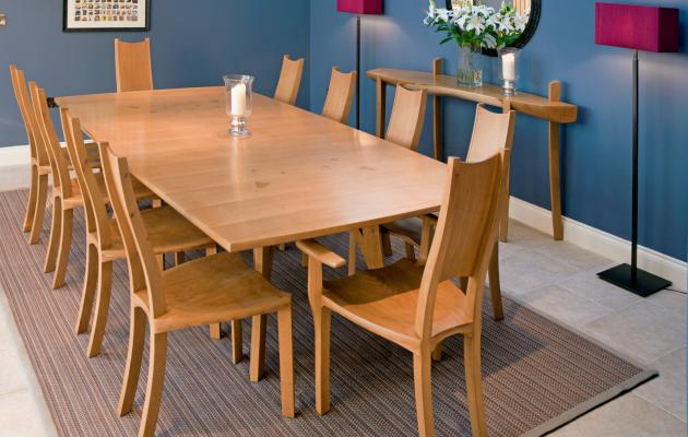 Oak dining table