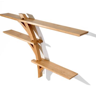 Sylvestris - sculptured 3 shelf cantilever wall hung shelves