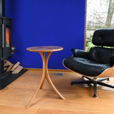 Oak side table, just ready for that glass of whisky by the cosy fire