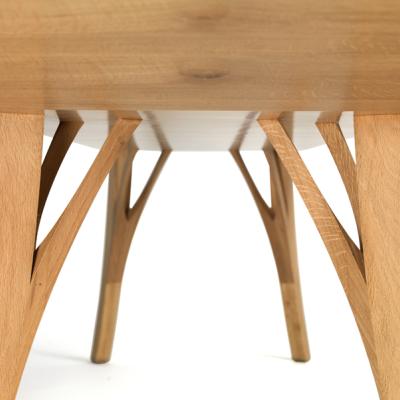 Underside of the table - the legs